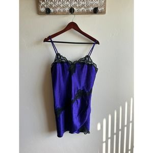 Vintage Y2K Victoria’s Secret Gold Label Purple Lingerie Nighty Dress
